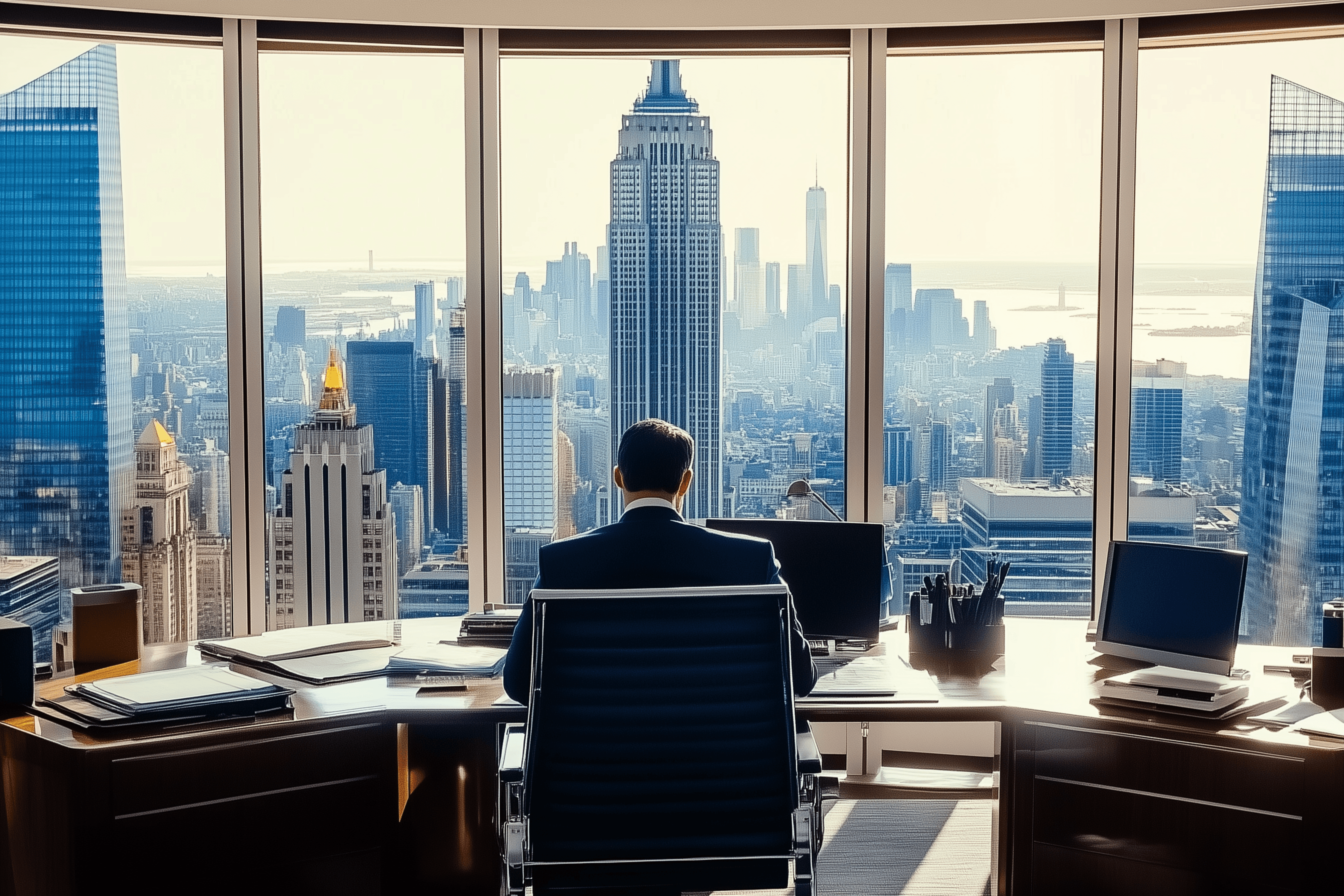 Legal professionals working at a desk